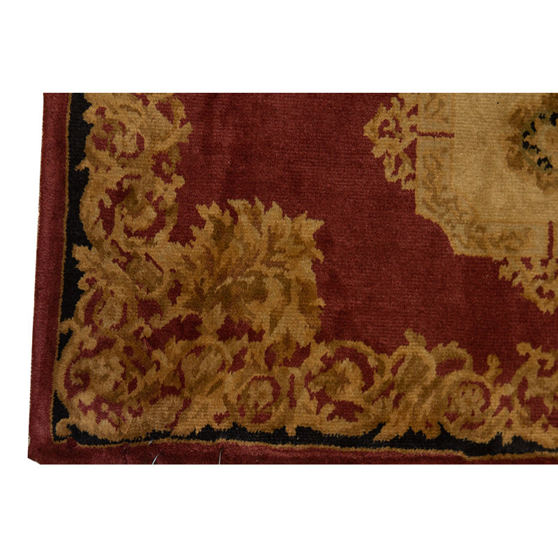 Hand-Knotted High-Quality Red Area Rug