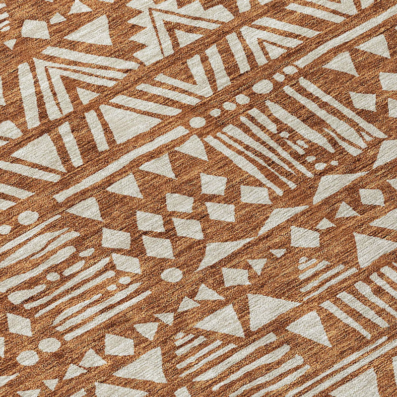 Lamanna Washable Southwestern Indoor / Outdoor Rug, Round 8'