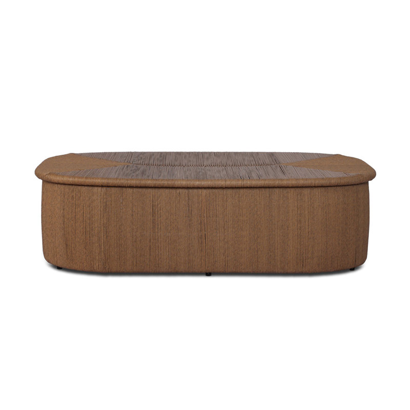 Table basse d'extérieur Taum - Sable texturé