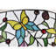 Ventilateur de plafond 6 lumières Jorga Tiffany Fandelier