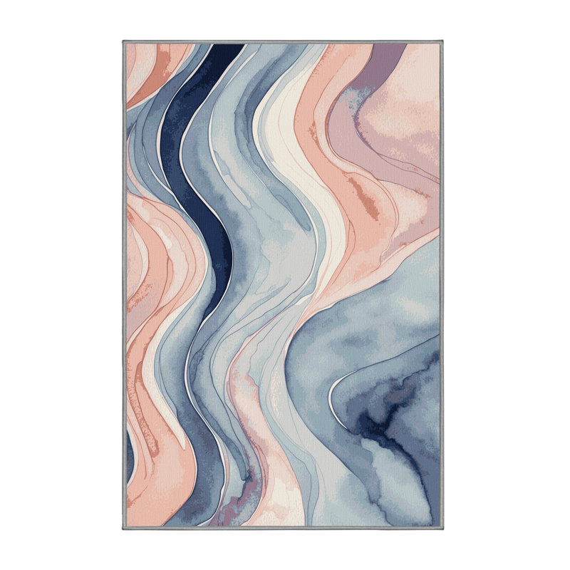 Ethereal Drift Rug, Rectangle 5' x 8'