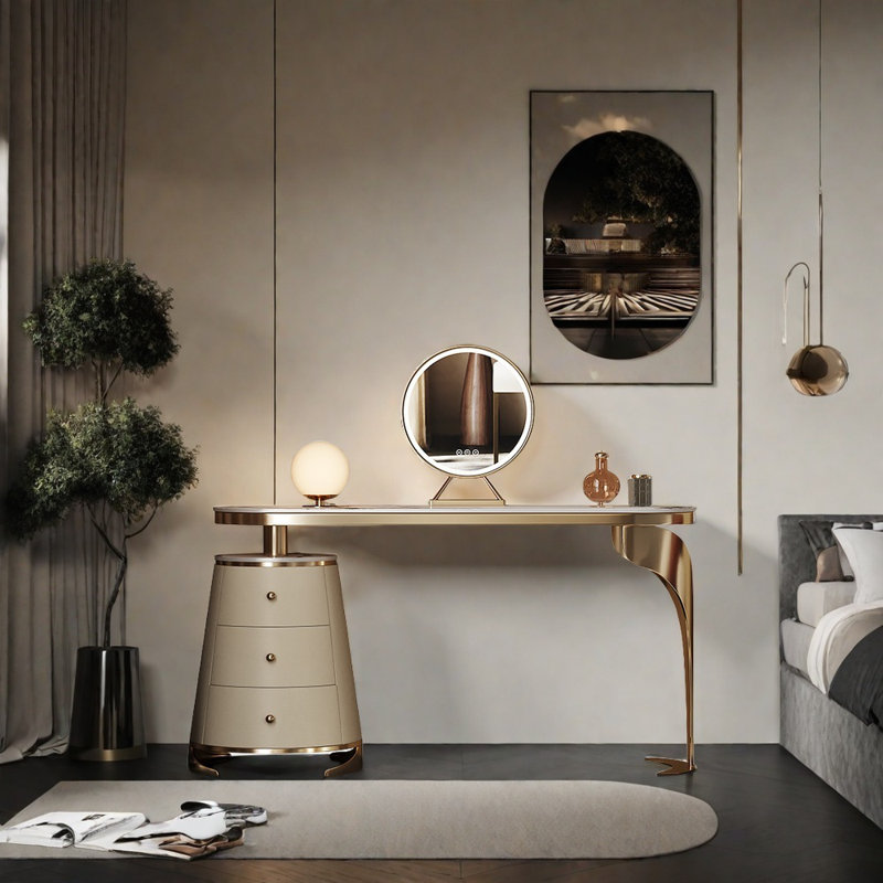 Meuble-lavabo simple en acier inoxydable