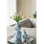 Vase en porcelaine D6.9x13.4 "