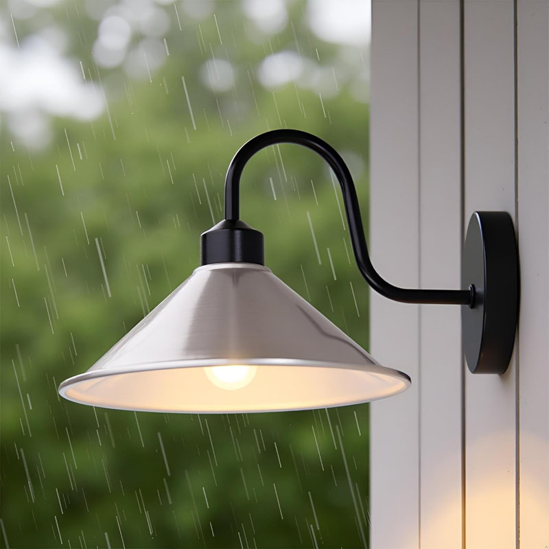 Armed Sconce, Satin Nickel