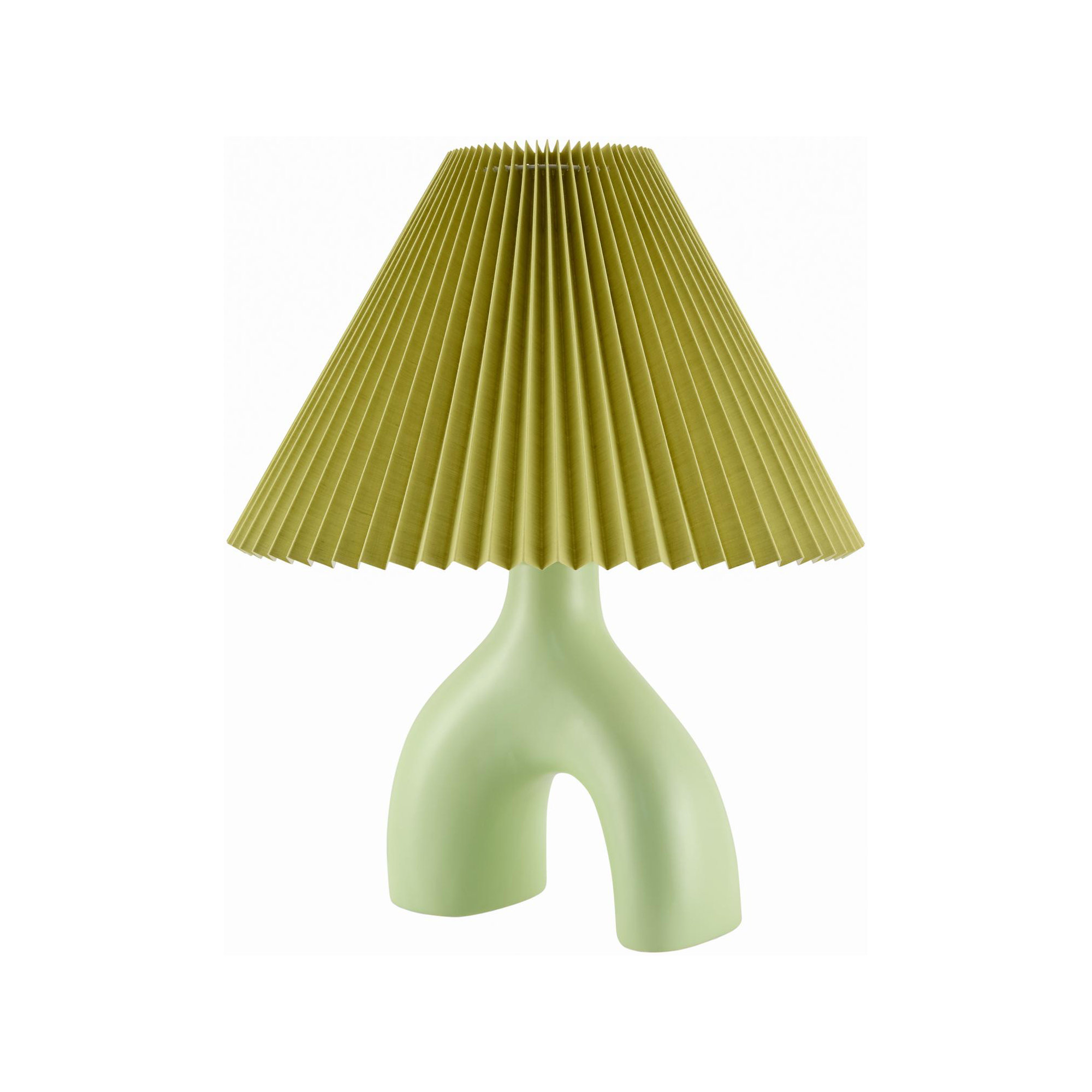 Celes Table Lamp, Light Green, Green