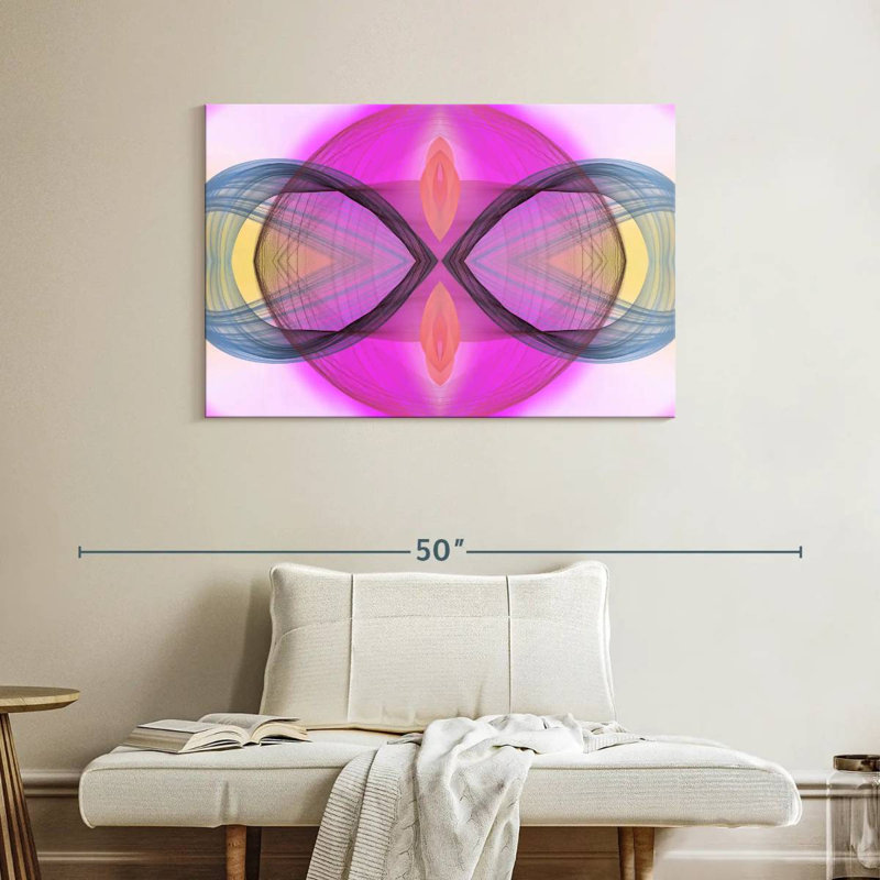 Avery, motif symétrique en V, H 26 po x l 39 po