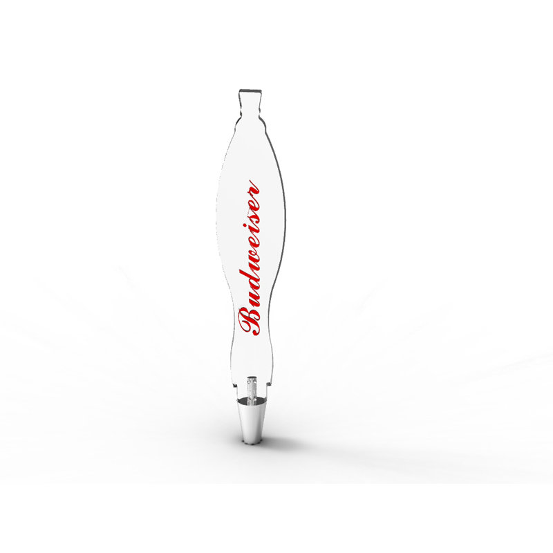 Fixturedisplays® Clear Acrylic Beer Tap Handle Draft Pub Style Bar Budweiser 14104