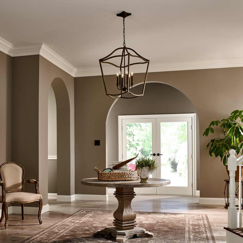 Varnum 6 - Light Brass Lantern Pendant