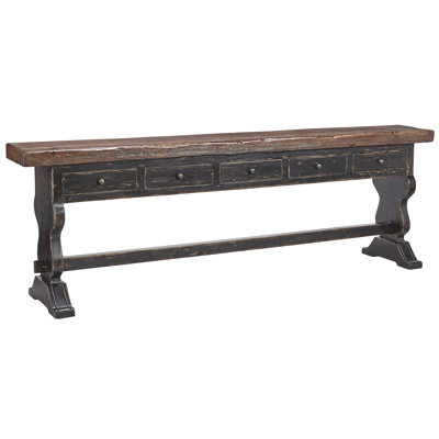 Morrone 106.5" Solid Wood Console Table