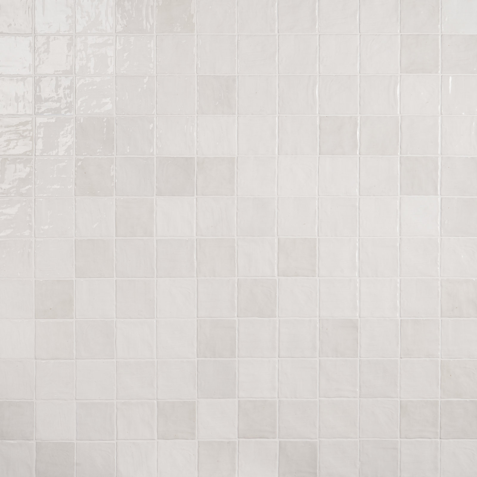 Karma 4" x 4" Ceramic Wall Tile, White