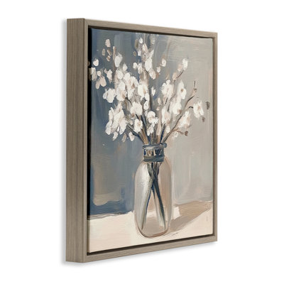 Cadre pétales dans un vase en verre, design par Mona Grace