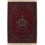 Tapis oriental en laine à franges rouges Doughman-22795867