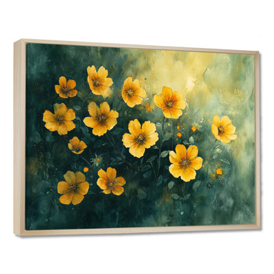 Golden Hour Poppies In Summer IV - Coquelicots, art mural