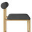 Tabouret de bar et de comptoir rembourré avec base en bois Brayden-622170338-622170349-622170350