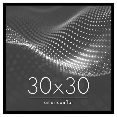 Americanflat Picture Frame - Thin Border Poster Frame with Plexiglass for Wall Display