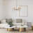 Arnita 6-Light Classic/Traditional Bubble Glass Shade Dining Room Chandelier ETL Certified
