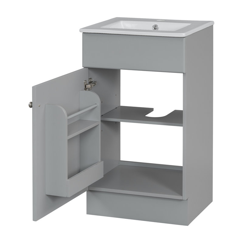 Hawi 18" Bathroom Vanity, Gray