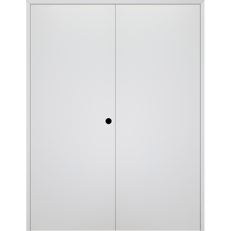 Porte standard en bois manufacturé Palladio, Blanc, L 63,50 po x H 79,38 po