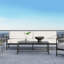 Esme Rectangular Metal Outdoor Coffee Table , 50'' in. W 26.8'' in. D