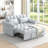 Loveseats Sofa Bed With Pull-Out Bed,Adjsutable Back-1064009331
