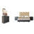 5 Piece Upholstered Faux Leather Bedroom Set-518939824