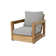 Crelake Teak 2 - Person Patio Conversation Sets with Cushions