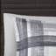 Édredon double / grand écossais - literie de chambre moderne en édredon noir et gris, 2 taies décoratives, courtepointe facile à laver et lavable-124539577