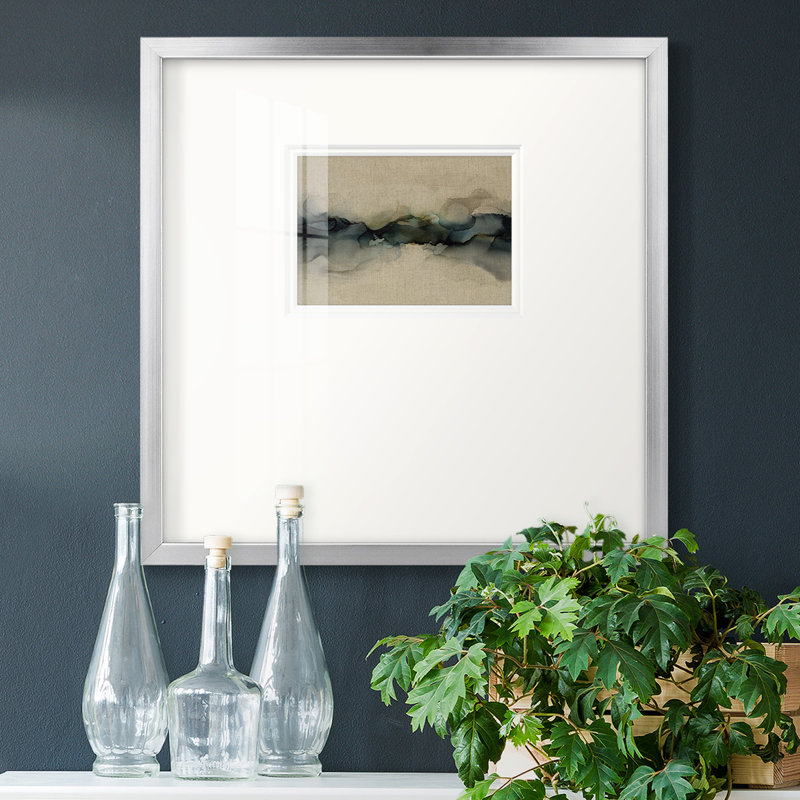 «Ocean Streamspremium», reproduction encadrée, H 17 po x l 17 po x P 1,25 po, Encadrement brun