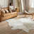 Champagne Cowhide Rug – Genuine Leather Area Rug-17796348