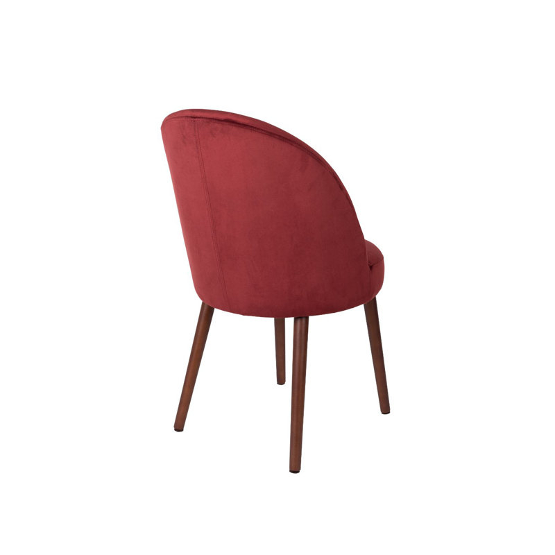 Upholstered Dining Chair, Red