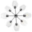 Lustre sphérique Spoutnik à 8 lumières Anastasia-1046481207