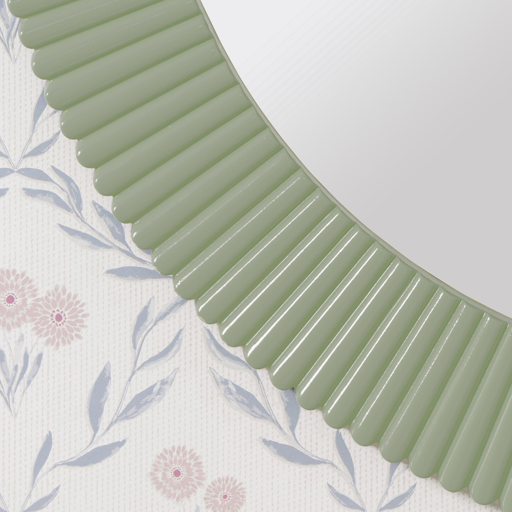 Dandelion Josia Wall Mirror, Avocado