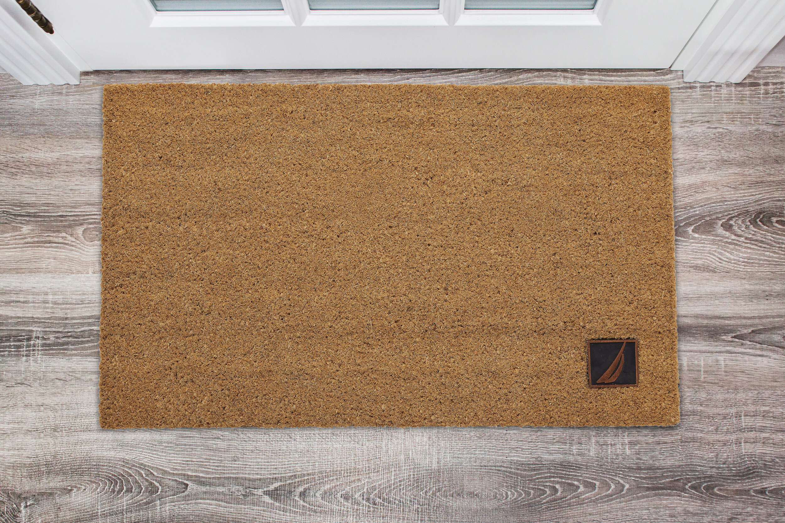  Rubber-Cal Contemporary Welcome Home Mats Natural Coir  Matting, 18 x 30-Inch : Doormat : Patio, Lawn & Garden