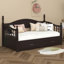 Lit de jour simple en bois avec lit gigogne double et tiroirs de rangement Noemi-1876002656