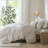 Organic Cotton King Comforter Set With Removable Insert