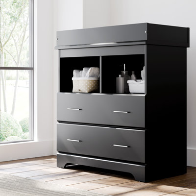 Commode à langer 2 tiroirs Brookside
