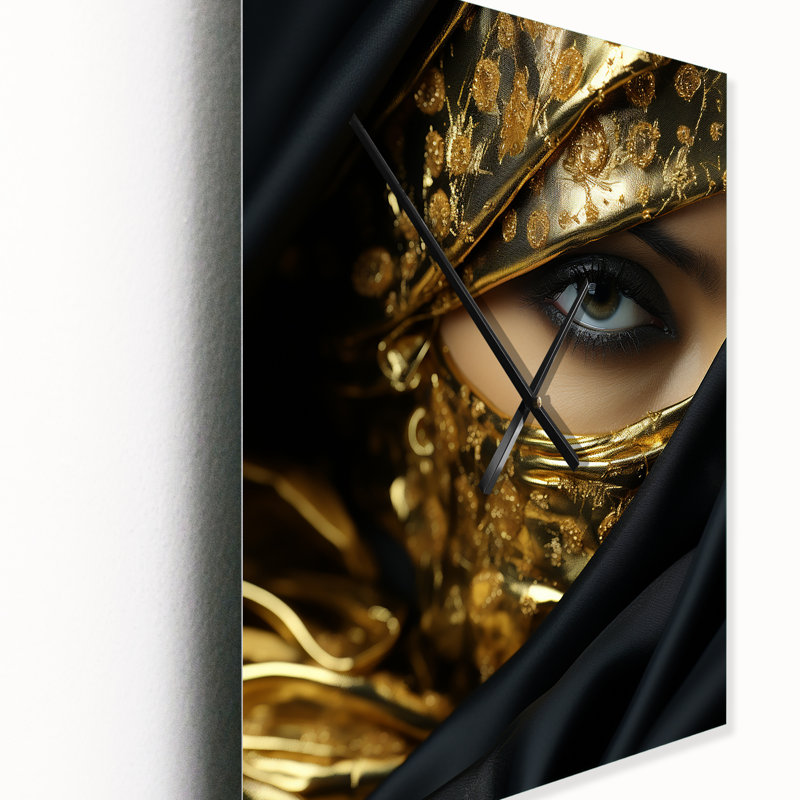 Magnifique horloge murale rétro boho chic, H 32 po x l 24 po x P 1 po