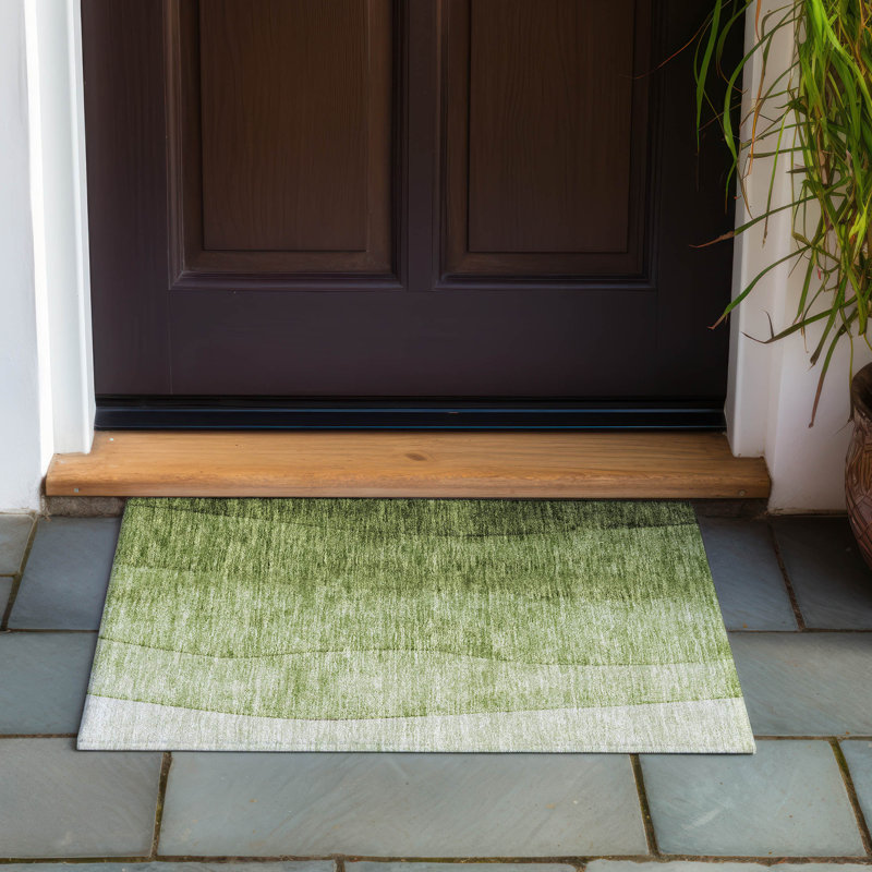 Tapis intérieur / extérieur Kelab avec envers antidérapant, Rectangle 1 pi 8 po x 2 pi 6 po