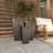 Galerie 3 Piece Metal Indoor Outdoor Planter with Tapered Base Set-553166722