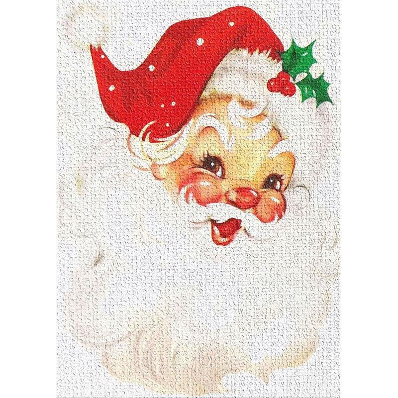 Tapis rouge père noël, Rectangle 5 pi x 7 pi