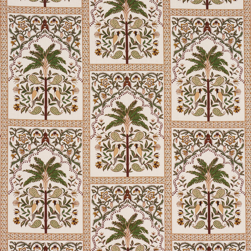 Schumacher X Johanna Ortiz Amazonas Mystique Fabric, Echoes Of The Rainforest