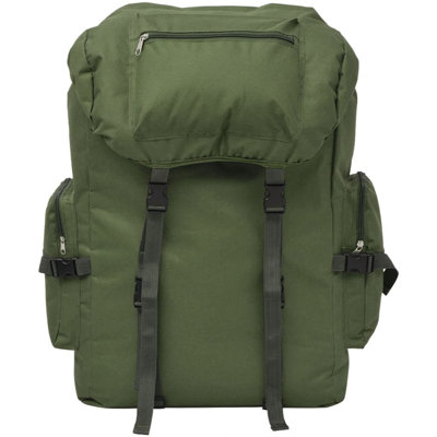 Sac à dos vidaXL style armée 17,2 gallons vert