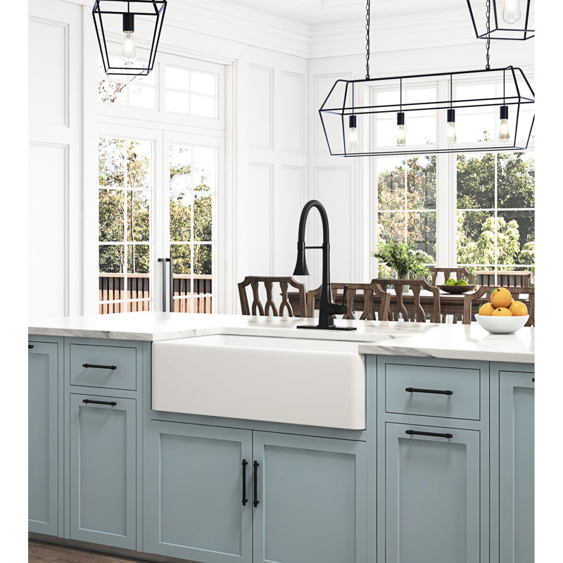 Ceramic Apron Kitchen Sink: White Undermount, 34.97In X 18.36In 9.71In, Easy To Maintain Deep Undermount , 36"X18"X10", Long-Lasting Material