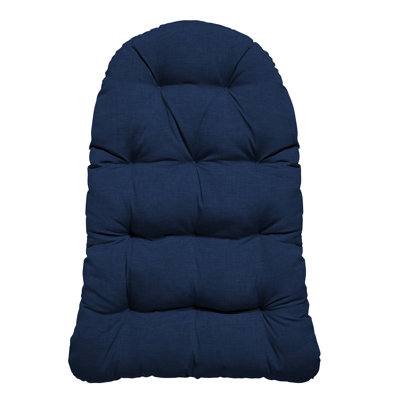 ARDEN Plush Indoor / Outdoor Egg Chair Cushion, 34 x 49, Sapphire Blue Leala