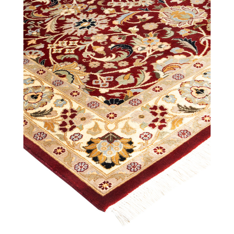 Classic One-of-a-Kind 4'2" x 6'3" Hand Knotted Area Rug