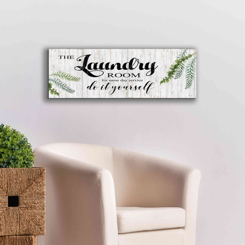 Farmingville The Laundry Room par Cindy Jacobs, H 12 po x l 36 po x P 1,5 po