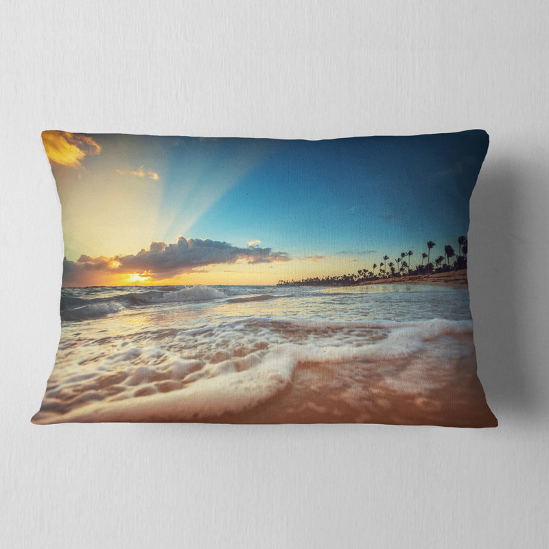 Coussin lombaire en république dominicaine mer exotique