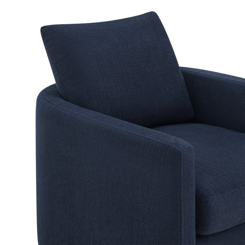 Chaise d'appoint pivotante Foster (ensemble de 2), Polyester beige