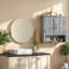Armoire à pharmacie compacte, rangement moderne en bois MDF pour la cuisine et la salle de bain