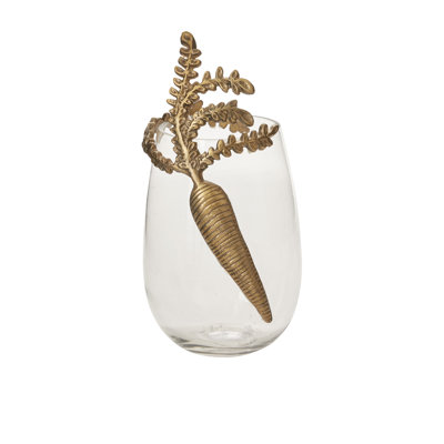 Vase de table en verre fait à la main